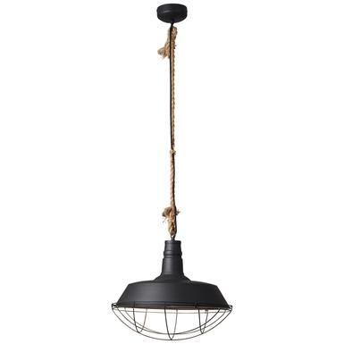 Suspension design Brilliant Rope Noir Métal 93614/06