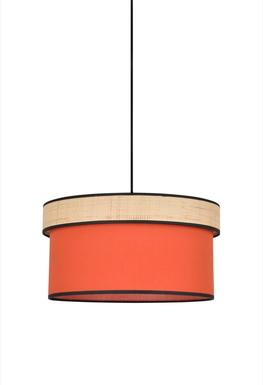 Suspension design Corep Amman Orange Raphia / Métal 654471