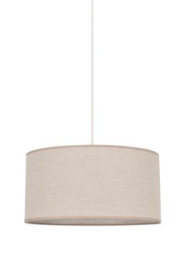 Suspension design Corep Cylindre Beige Tissu 654488