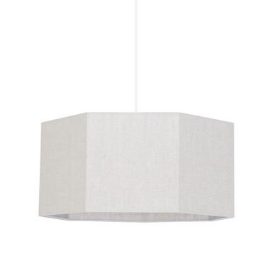 Suspension design Corep Hexagone Beige Tissu 656400