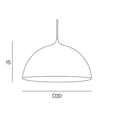 Suspension design Corep Icône Noir Métal 656738