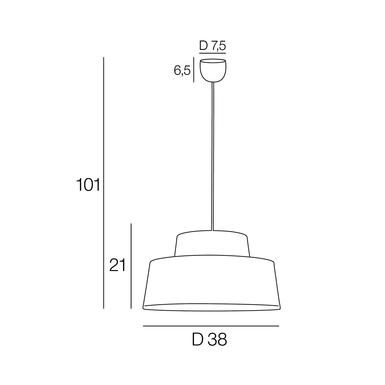 Suspension design Corep Mallorca Noir Raphia / Métal 656708