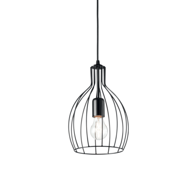 Suspension design Ideal lux Ampolla Noir Métal 148151