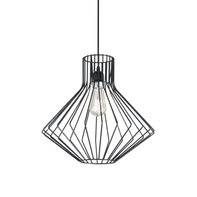 Suspension design Ideal lux Ampolla Noir Métal 167497