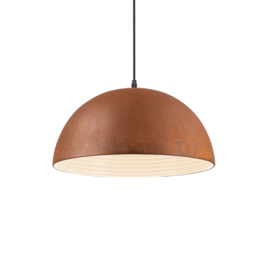 Suspension design Ideal lux Folk Rouille Métal 174211