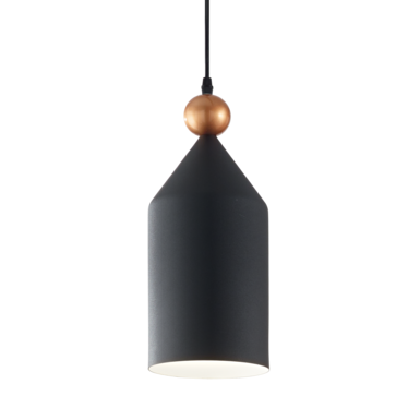 Suspension design Ideal lux Triade Noir Métal 194684