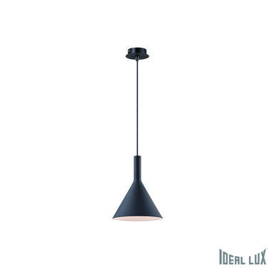 Suspension design Ideal lux Cocktail Noir Verre 074344