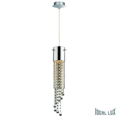 Suspension design Ideal lux Gocce Chrome Métal 089669