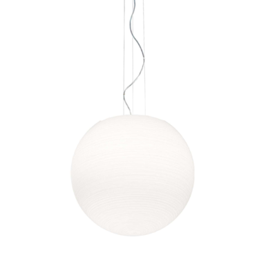 Suspension design Ideal lux Mapa Blanc Verre 161365