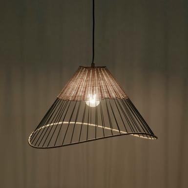 Suspension design Leuchten Direkt Reed Beige Métal 11153-79