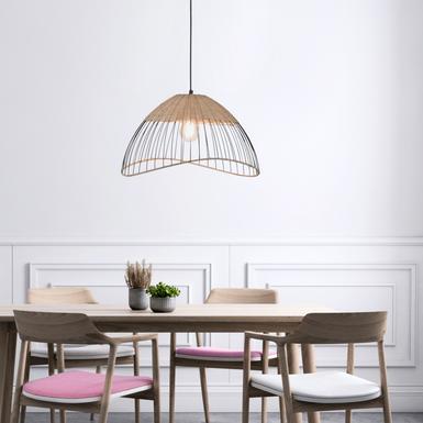 Suspension design Leuchten Direkt Reed Beige Métal 11154-79