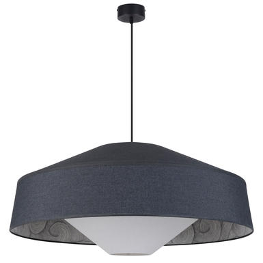 Suspension Mokuzai Ø 78 cm - Noir Métal / Tissus - Market Set - 656055