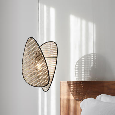 Lampadaire Screen en cannage - Market Set