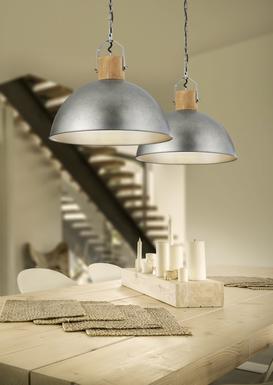 Suspension design Trio Delhi Gris Métal 303400167