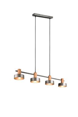 Suspension design Trio Gaya Gris Métal 309500467