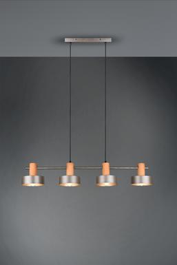 Suspension design Trio Gaya Gris Métal 309500467