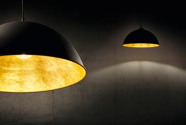 Suspension design Trio Romino Noir / Or Métal 308000132