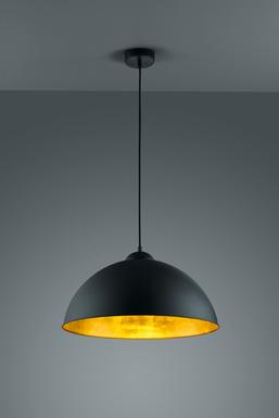 Suspension design Trio Romino Noir / Or Métal 308000132