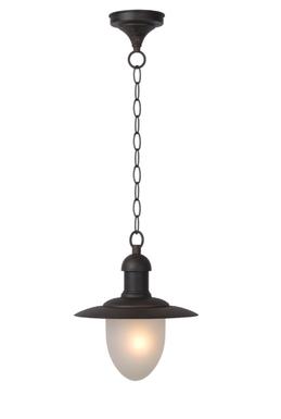 Suspension extérieur ARUBA Ø 25 cm - 1xE27 - Rouille - Acier et verre - Lucide - 11872/01/97