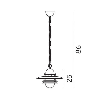 Suspension extérieure Norlys Oslo 240AGA