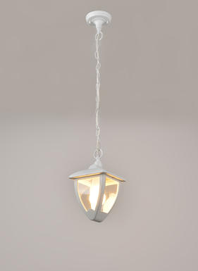 Suspension extérieures design Little Garden Blanc Fonte d'aluminium 653690