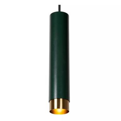 Suspension FLORIS - 1xGU10 - Doré / Vert - Lucide- 35413/01/33