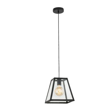 Suspension industrielle Faro Rose Noir Métal 65082