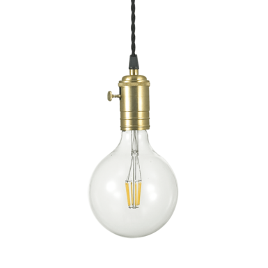 Suspension industrielle Ideal lux Doc Laiton 163154