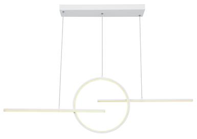 Suspension led Globo Barral Blanc Métal 67121-50W