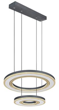 Suspension led Globo Blasius Noir Métal 67191-50