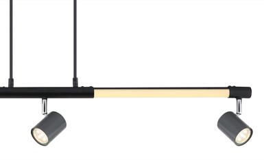 Suspension led Globo Hl Noir Métal 17011H1