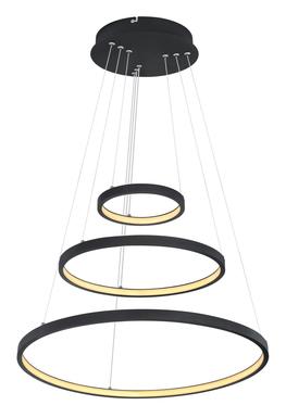 Suspension led Globo Ralph Noir Métal 67192-57B