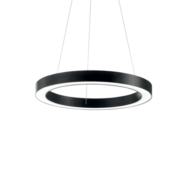 Suspension led Ideal lux Oracle Noir Aluminium 222097