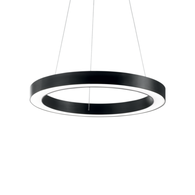 Suspension led Ideal lux Oracle Noir Aluminium 222103