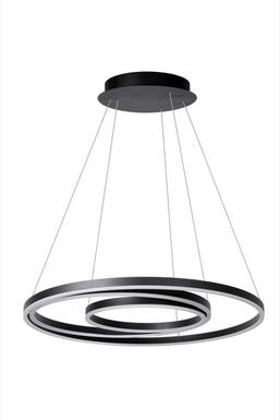 Suspension led Lucide Triniti Noir Aluminium 46402/99/30