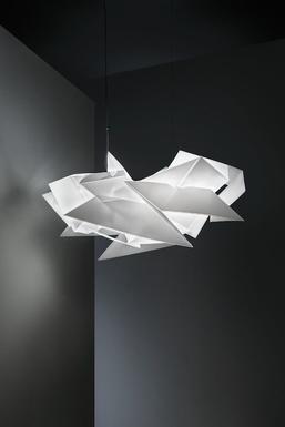 Suspension led Slamp Cordoba Blanc 01 Technopolymère CRD95SOS0000W_000