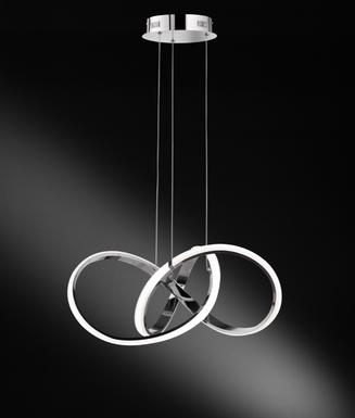 Suspension led Wofi Indigo Chrome Métal 6134.01.01.6000