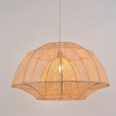 Suspension ODYSEE Ø 78 cm - Naturel - Raphia et Bois - Market Set -  657177