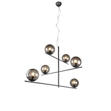 Suspension Pure - Trio - H150 cm - 6xE14 - Gris - 302000642