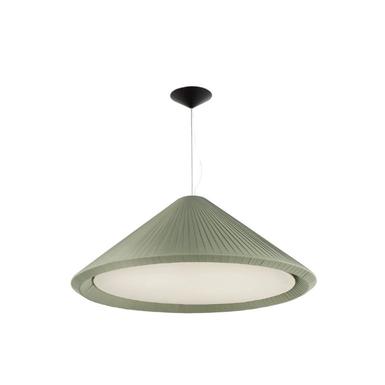 Suspension Saigon In - Ø 130 cm - Vert olive - Acier / Papyrus - Faro - 20130
