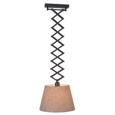 Suspensions 1 lampes design Näve Adrienne Beige Métal - Tissus 6132727