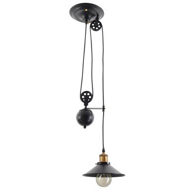 Suspensions 1 lampes design Näve Cottage Noir Métal 7063122