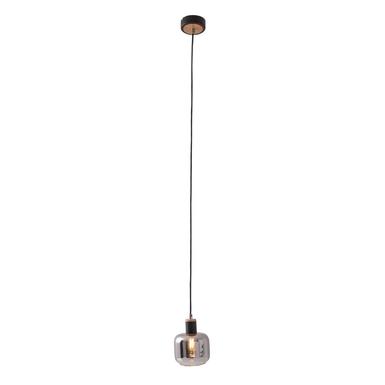 Suspensions 1 lampes design Näve Fumoso Noir Métal - Verre 6116622