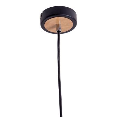 Suspensions 1 lampes design Näve Fumoso Noir Métal - Verre 6116622