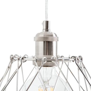 Suspensions 1 lampes design Näve Fyn Gris Acier inoxydable  6115359