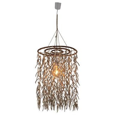 Suspensions 1 lampes design Näve Kokos Beige Bois 6122911