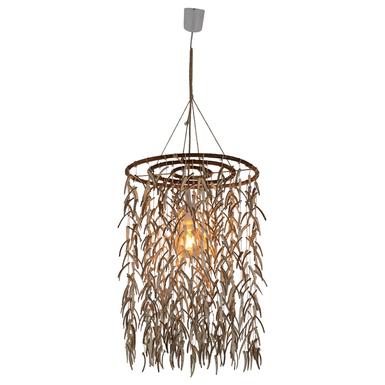 Suspensions 1 lampes design Näve Kokos Beige Bois 6122911