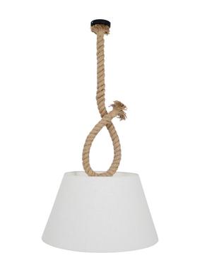 Suspensions 1 lampes design Näve Rope Beige Métal - Tissus 6101727