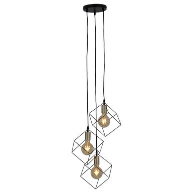 Suspensions 3 lampes design Näve Canto Noir Métal 7082922