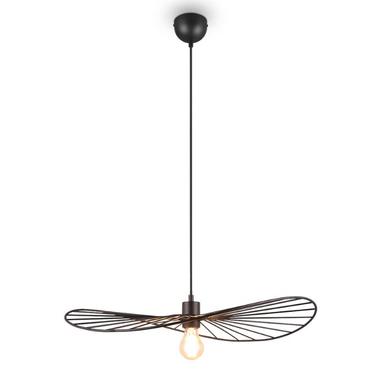 Suspension Chapeau Ø  60cm - 1xE27 - Noir/Metal - Trio - R31451032